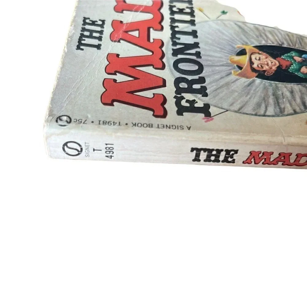 The Mad Frontier Paperback Book Vintage 60s Signet Books 4981 Nostalgia Classic